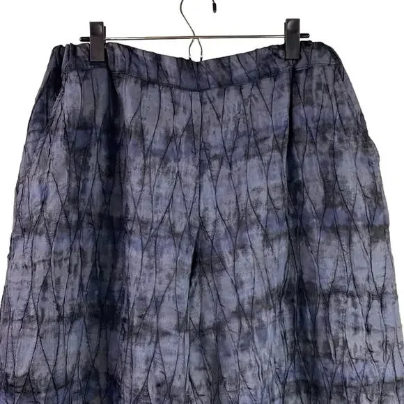 Beau Jours Textured Art To Wear Pants Size XL Gray Lagenlook Artsy - Picture 2 of 10